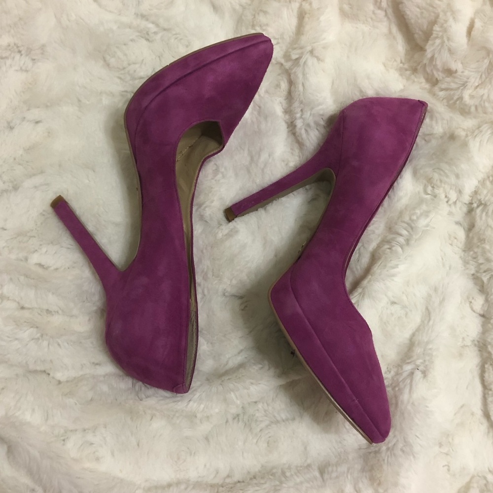 Nine West purple high heels